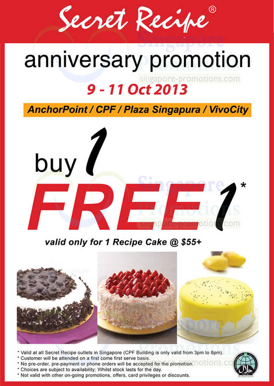 Secret Recipe 3 Oct 2013