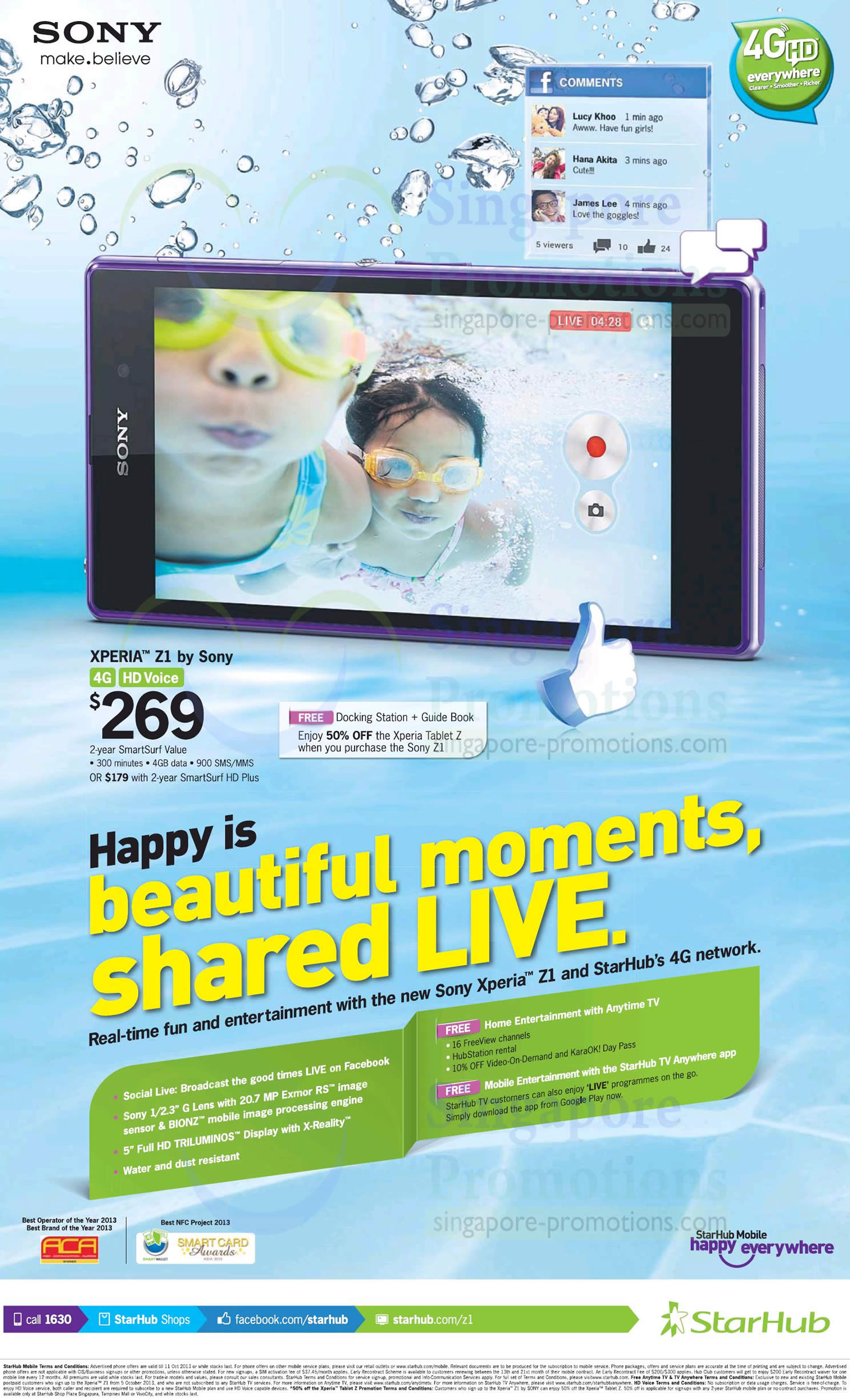 Featured image for Starhub Smartphones, Tablets, Cable TV & Mobile/Home Broadband Offers 5 - 11 Oct 2013