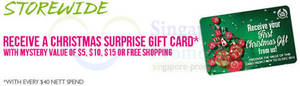 Featured image for (EXPIRED) The Body Shop FREE Min $5 Mystery Gift Card With $40 Spend 21 Oct – 6 Nov 2013