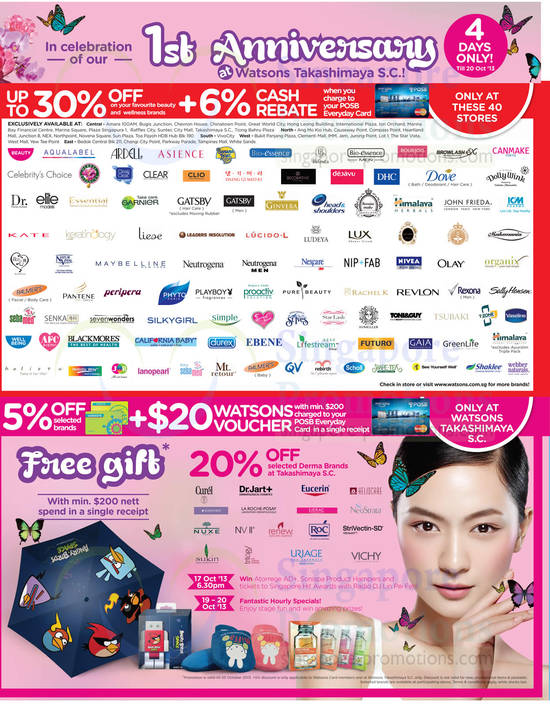 Up To 30 Percent Off Brands, Takashimaya Offers