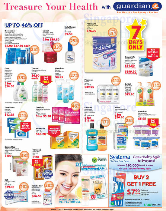 Up To 46 Percent Off, Garnier, Skincare, Wellness, Body care, PediaSure, Borsch MEd, Trimton 2