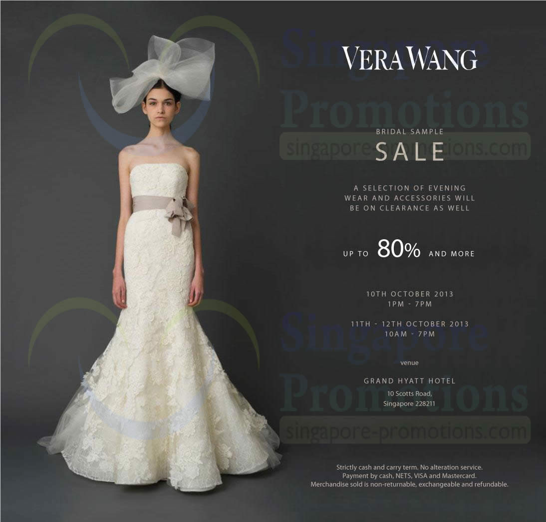 Vera wang wedding sale dress sample sale