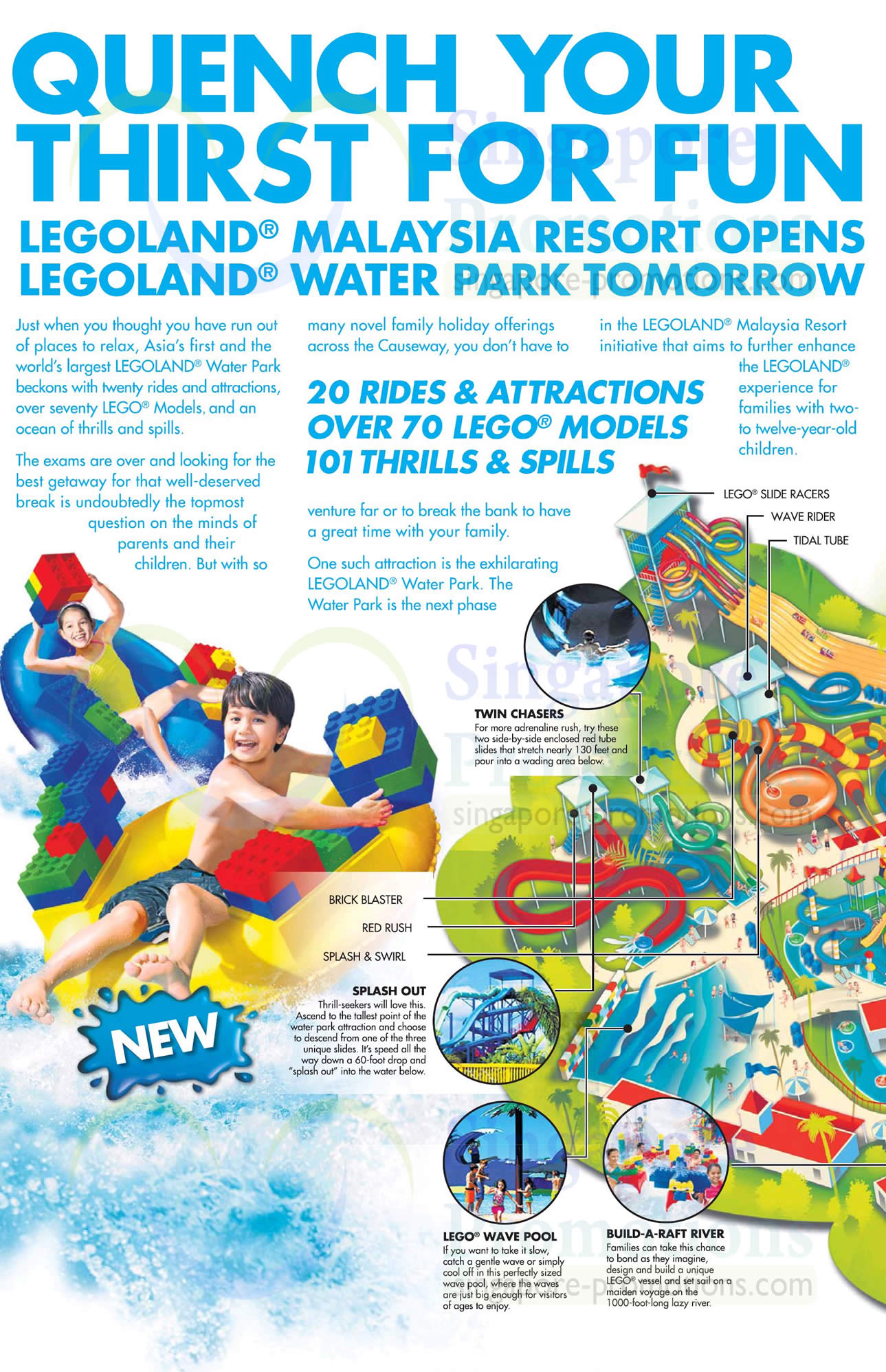 Featured image for Legoland Water Park Opening Promotion Offers 20 Oct - 31 Dec 2013