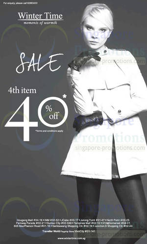 Featured image for (EXPIRED) Winter Time 40% Off 4th Item Promo 12 Oct 2013