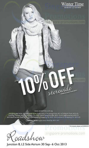 Featured image for (EXPIRED) Winter Time 10% Off Storewide Promo 5 Oct 2013