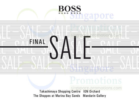 20 Dec Hugo Boss Final Sale