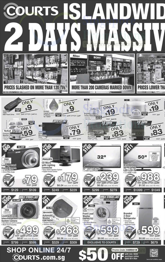 3 Nov Limited Offers, TVs, Digital Cameras, Washers, Fridge