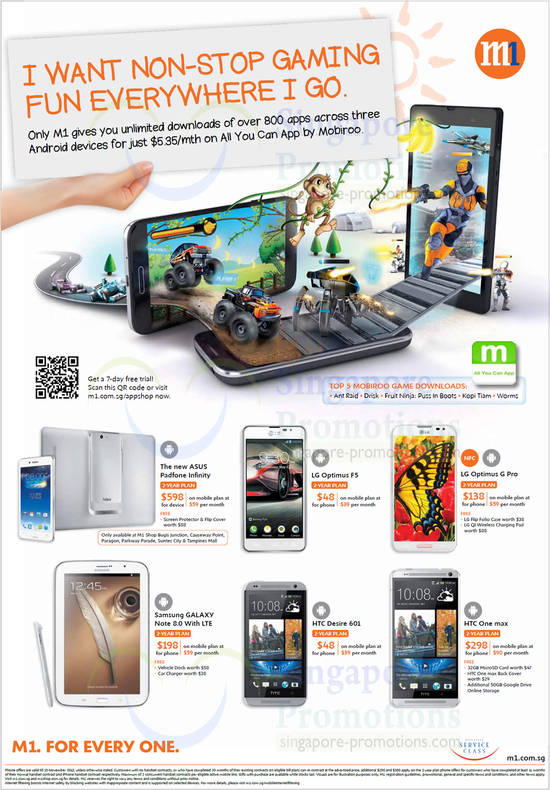 ASUS Padfone Infinity, LG Optimus F5, G Pro, Samsung Galaxy Note 8.0, HTC Desire 601, HTC One Max