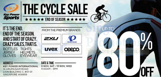 Cycle Sale Details, Dates, Time, Venue, Items