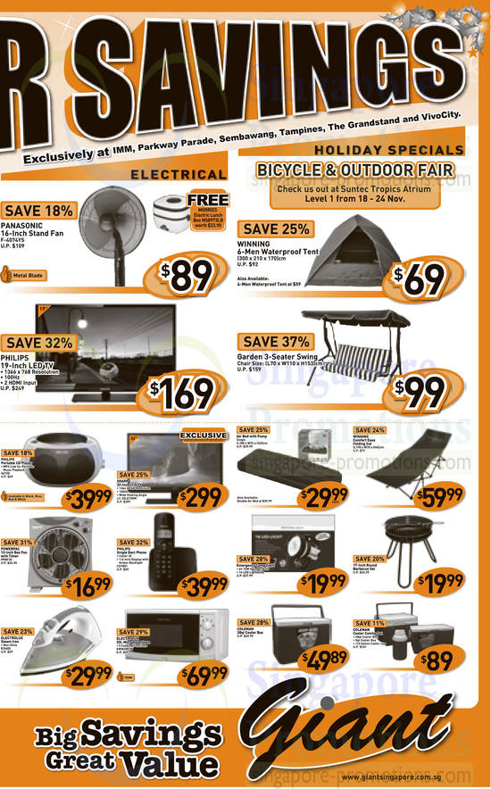 Electrical Applainces, Holiday Specials