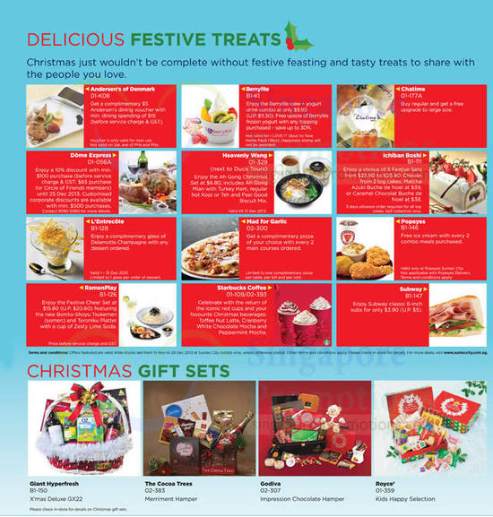 Festive Treats, Dining, Gift Sets