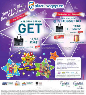 Featured image for (EXPIRED) Plaza Singapura Christmas Promotions & Activities 28 Nov – 31 Dec 2013