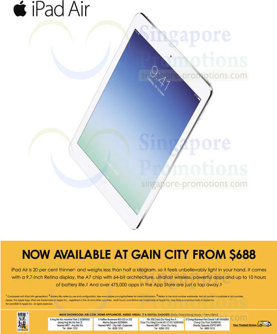 Gain City Apple iPad Air