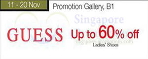 Featured image for (EXPIRED) Isetan Up To 60% OFF Guess Ladies Shoes @ Isetan Orchard 11 – 20 Nov 2013