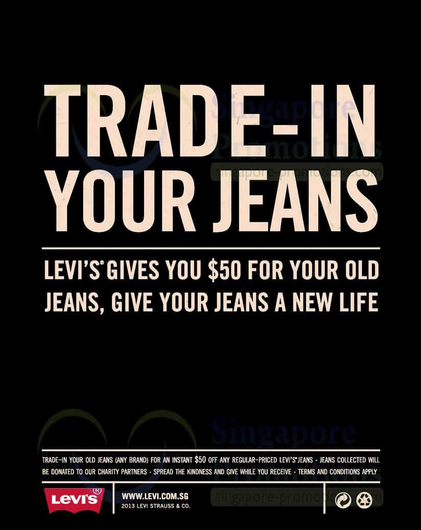 Jeans $50 Off Trade In Promo 1 Nov 2013