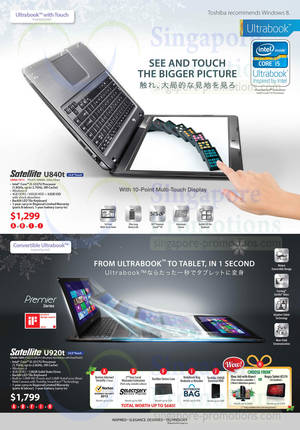 Featured image for Toshiba Notebooks & Tablets Price List Offers 11 Nov – 31 Dec 2013