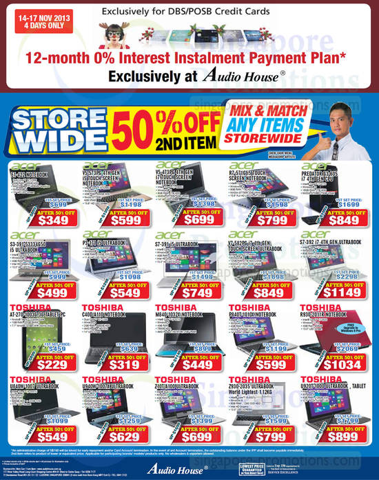 Notebooks, Tablets, Desktop PCs, Acer, Toshiba