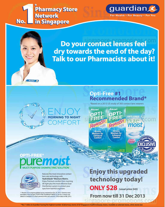 Opti-Free PureMoist Multi-Purpose Disinfecting Solution