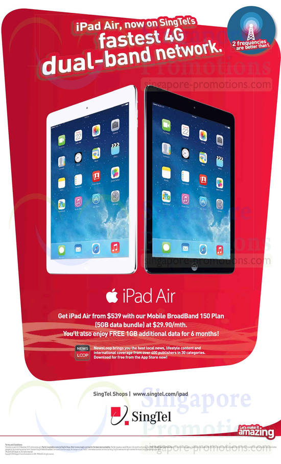 Singtel Apple iPad Air