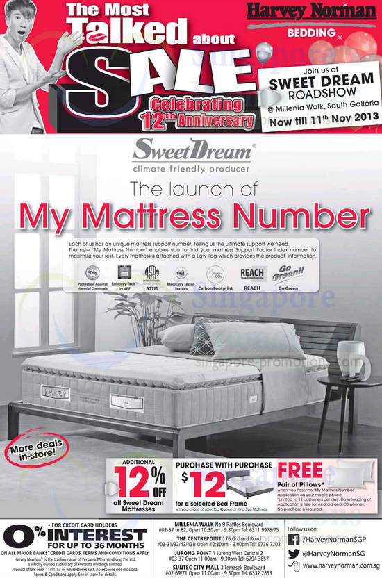 SweetDream Mattress Number Launch