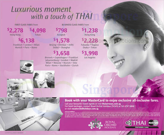 Thai Airways 1 Nov 2013