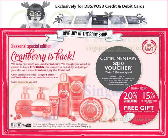 The Body Shop 22 Nov 2013