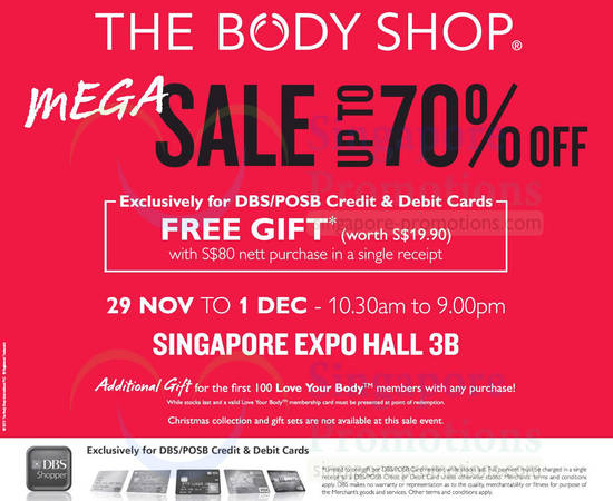 The Body Shop Expo 29 Nov 2013