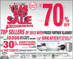 Featured image for Courts Year End Sale 23 – 25 Nov 2013