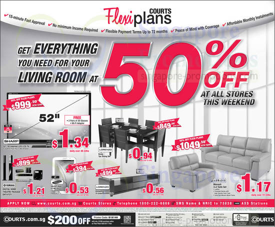 Up to 50 Percent Off on Living Room Applainces