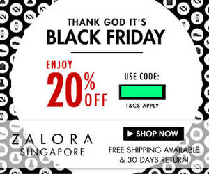 Featured image for (EXPIRED) Zalora 20% Off Everything Black Friday Coupon Code (NO Min Spend) 29 Nov – 1 Dec 2013