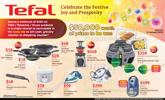 18 Dec Pans, Juicer, Fryer, Vacuum Cleaner, Iron, Rice Cooker