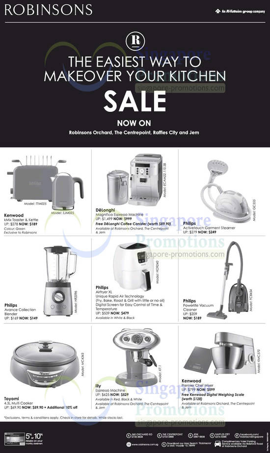 3 Jan Kitchen Electronics Offers, Vacuum Cleaner, Blender, AirFryer, Philips, Kenwood