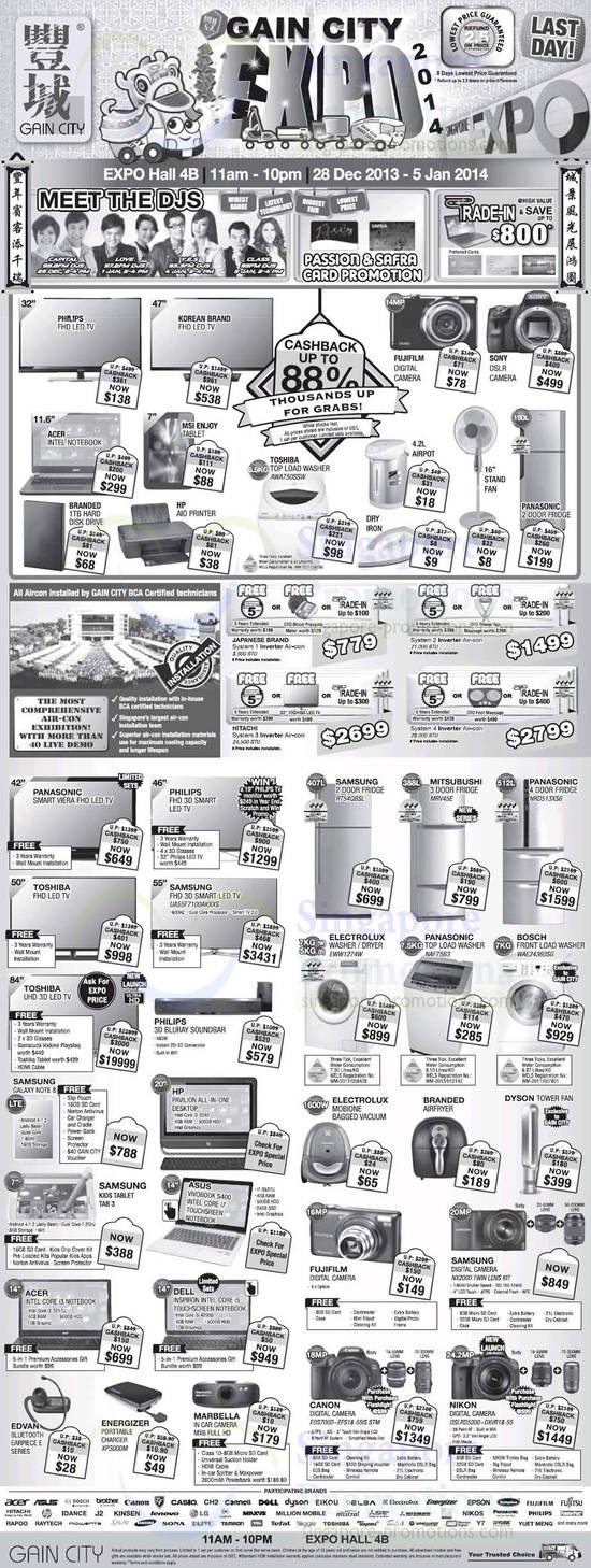 5 Jan Cashback Offers, Air Conditioners, TVs, Fridges, Notebooks, Digital Cameras