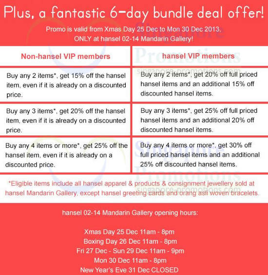 6-Day Bundle Deal Offer