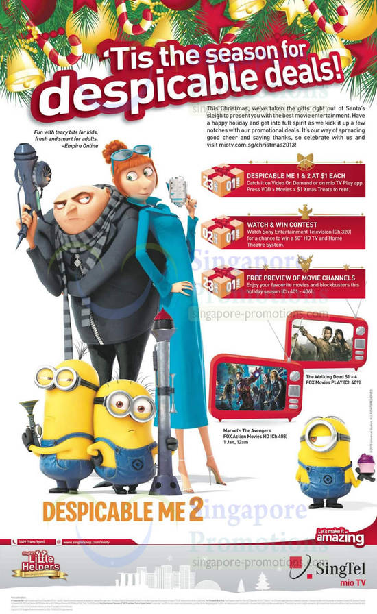 Despicable Me 2 Movies, Contest, Free Previews