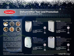Featured image for (EXPIRED) Europace Dehumidifier Appliances Promo Offers 12 – 24 Dec 2013
