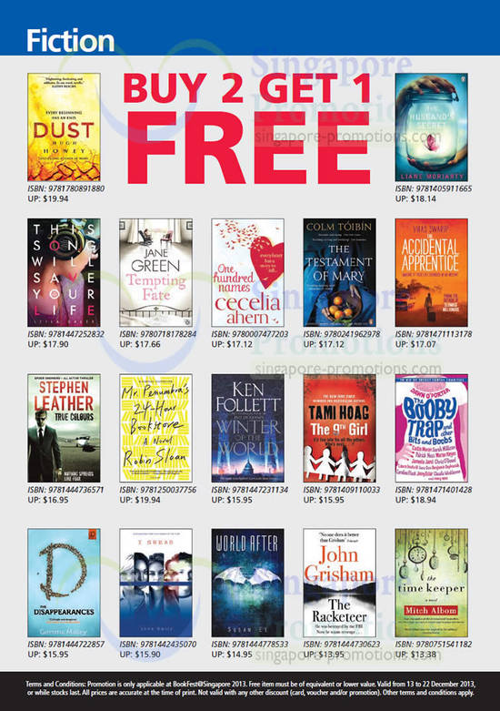 Fiction Buy 2 Get 1 Free