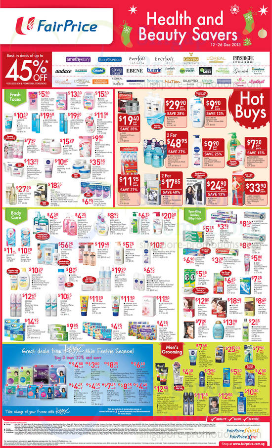 Health, Beauty Savers, Up To 45 Percent Off, Bio Essence, Eversoft, Ginvera, Loreal Paris, Physiogel, Grorich, Audace, Eversoft, Neutrogena