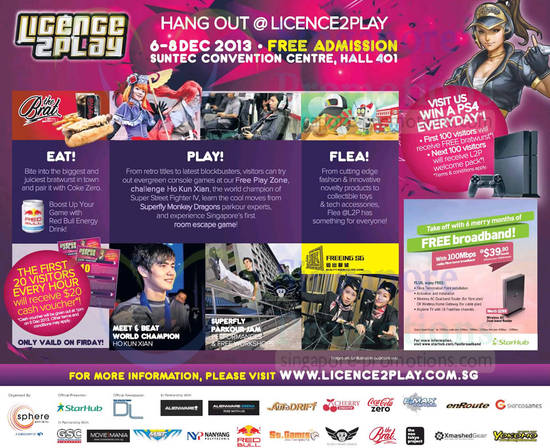 Licence2Play 6 Dec 2013