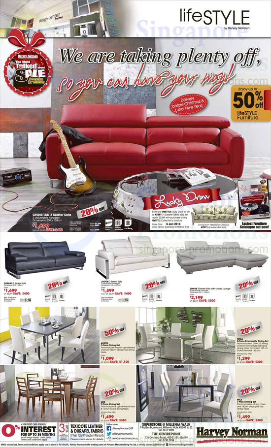 Lifestyle Sofa Sets, Dining Sets