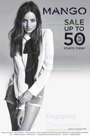 Featured image for (EXPIRED) Mango Up To 50% OFF SALE 12 – 19 Dec 2013