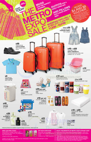 Featured image for (EXPIRED) Metro Expo SALE @ Singapore Expo 25 Dec 2013 – 1 Jan 2014