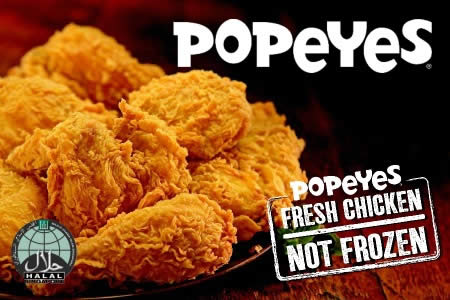 Featured image for Popeyes Chinese New Year 2014 Opening Hours 30 Jan - 1 Feb 2014