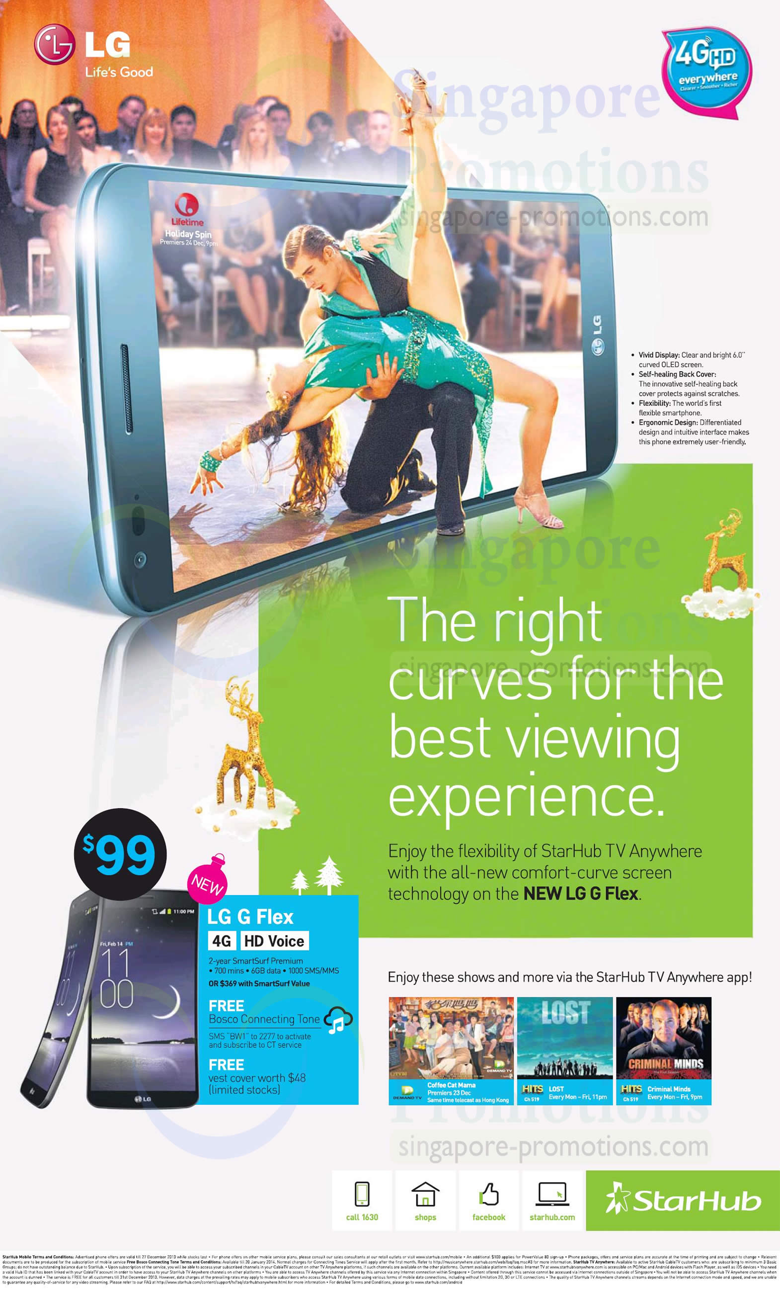 Featured image for Starhub Smartphones, Tablets, Cable TV & Mobile/Home Broadband Offers 21 - 27 Dec 2013