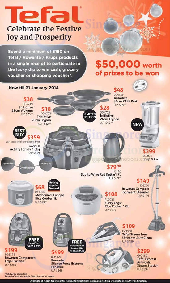 Tefal Rowenta 5 Dec 2013