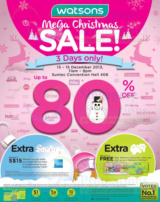 Watsons Suntec 12 Dec 2013