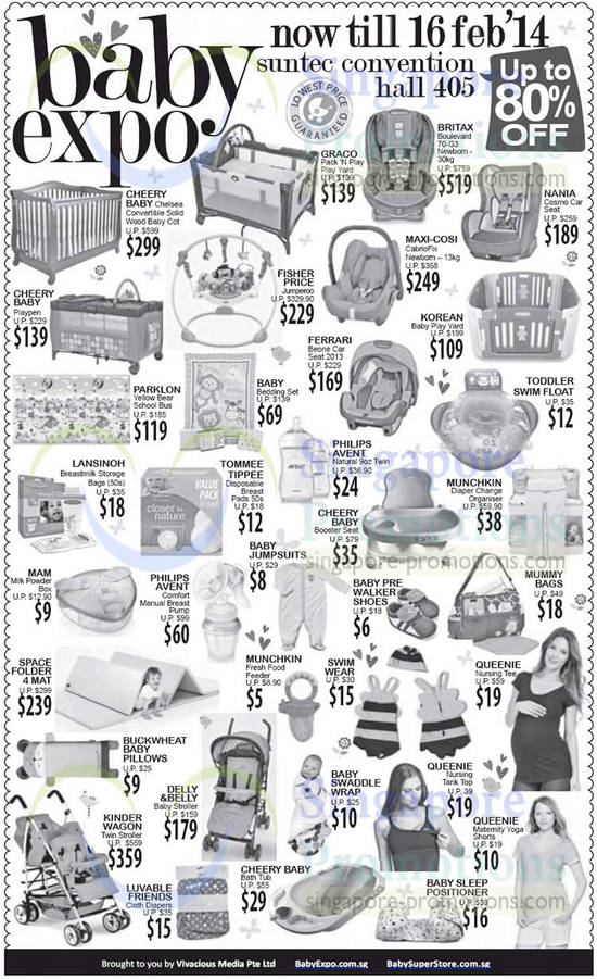 14 Feb Cherry Baby, Graco, Britax, Parklon, Philips Avent, Munchkin