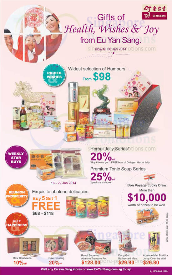 17 Jan Weekly Star Buys Herbal Jelly Series, Premium Tonic Soup Series