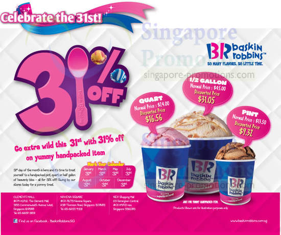 Baskin-Robbins 31 Jan 2014