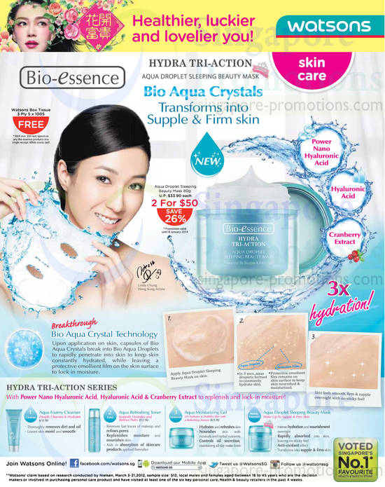 Bio-Essence Hydra Tri-Action